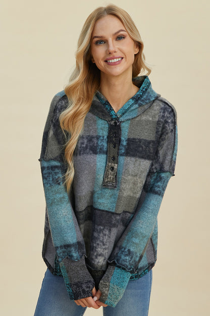 Davie Plaid Hoodie