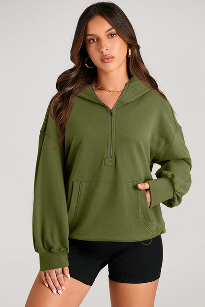 Hannah Half Zip Up Hoodie