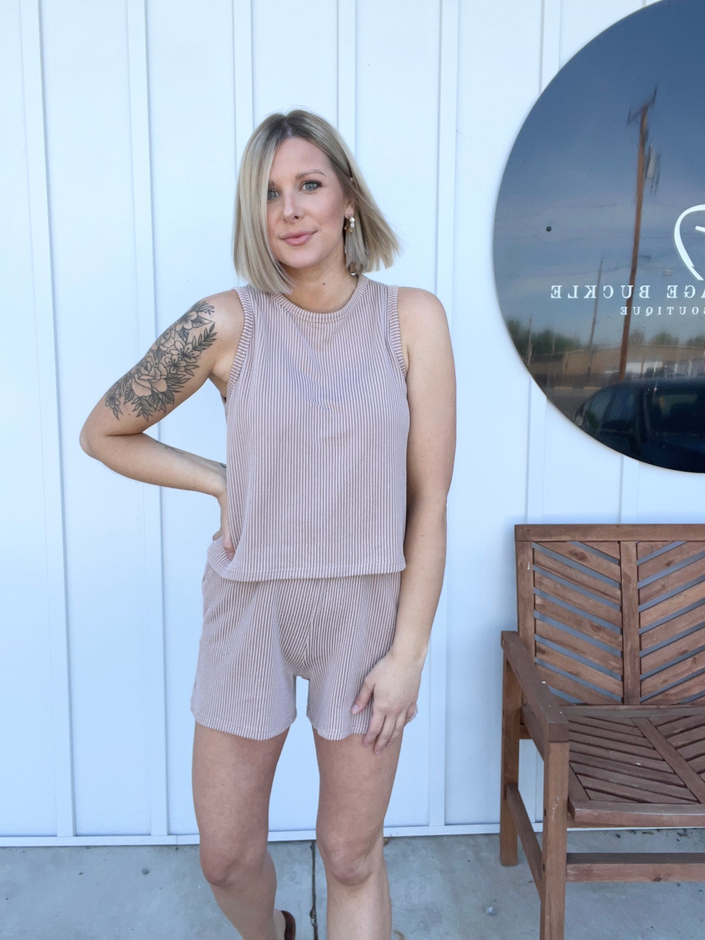 Cosmic Love Shorts Set