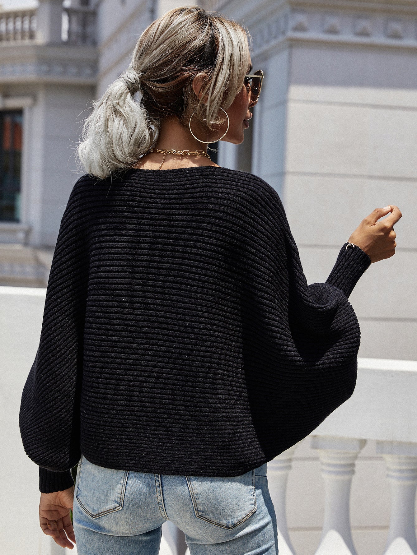 Wish For More Dolman Sleeve Sweater