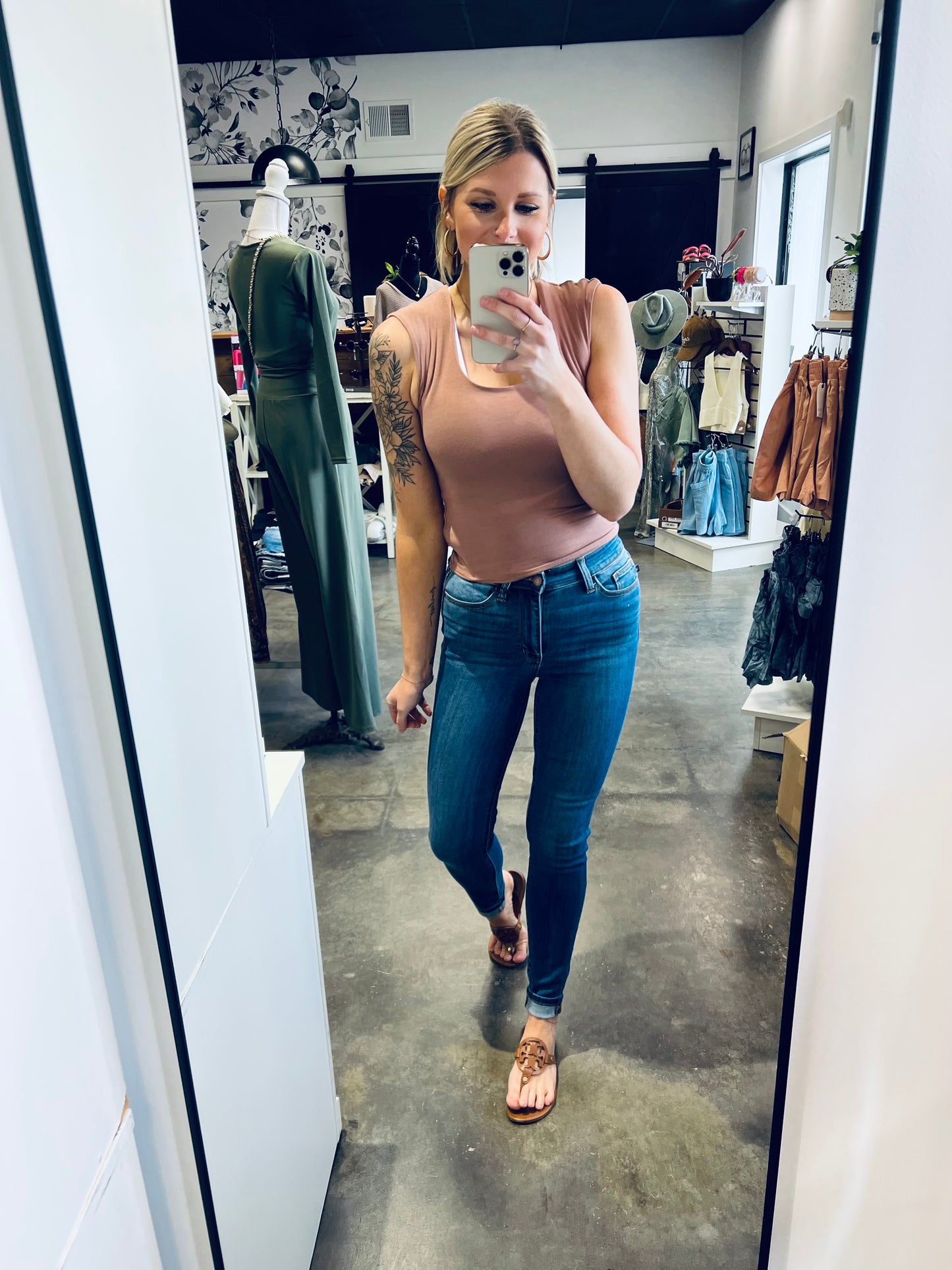 Judy Blue Back to Basic Tummy Control Skinny Jeans Style 82449