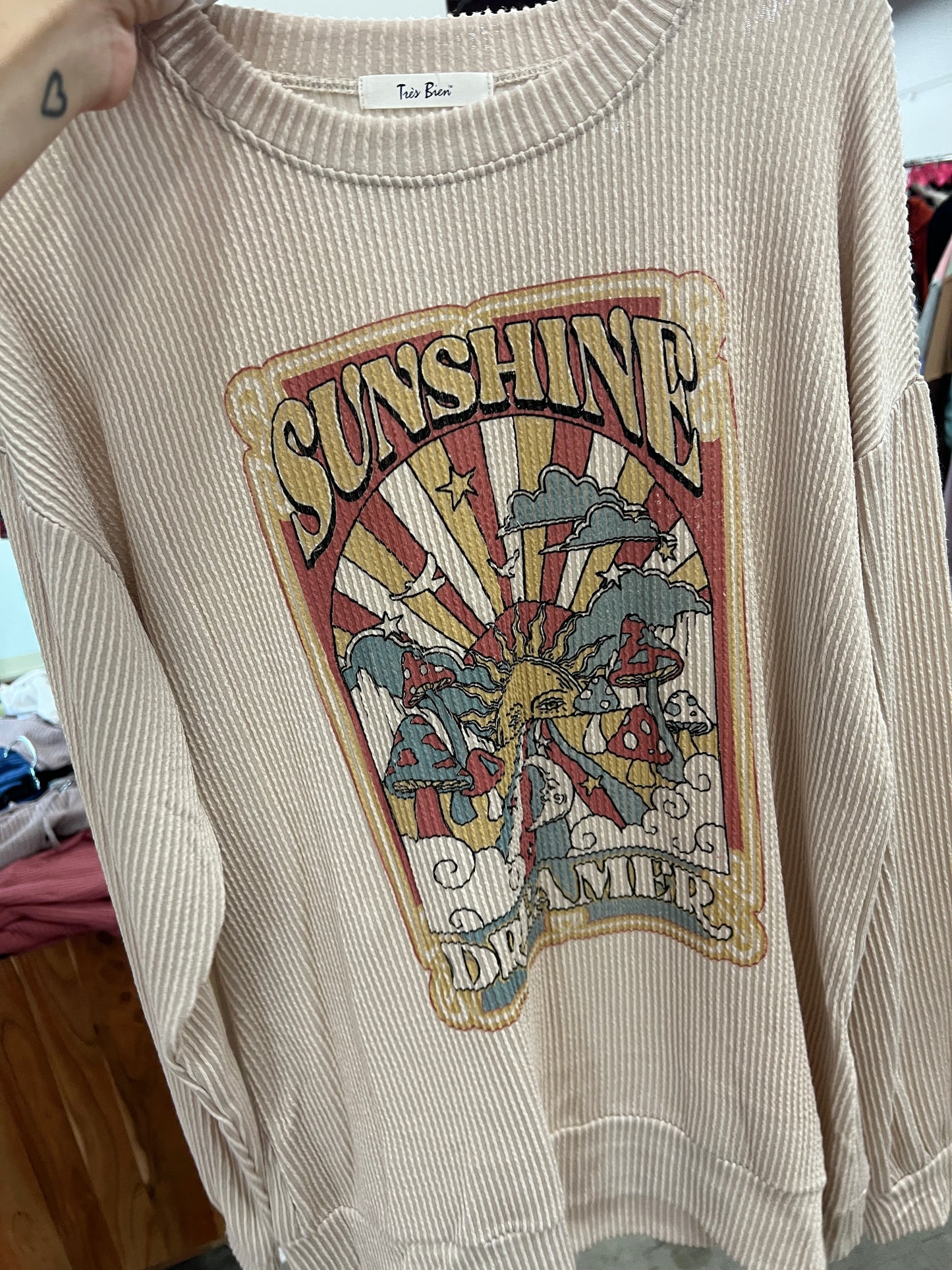 Sunshine Dreamer Ribbed Top