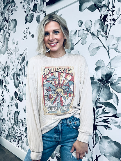 Sunshine Dreamer Ribbed Top