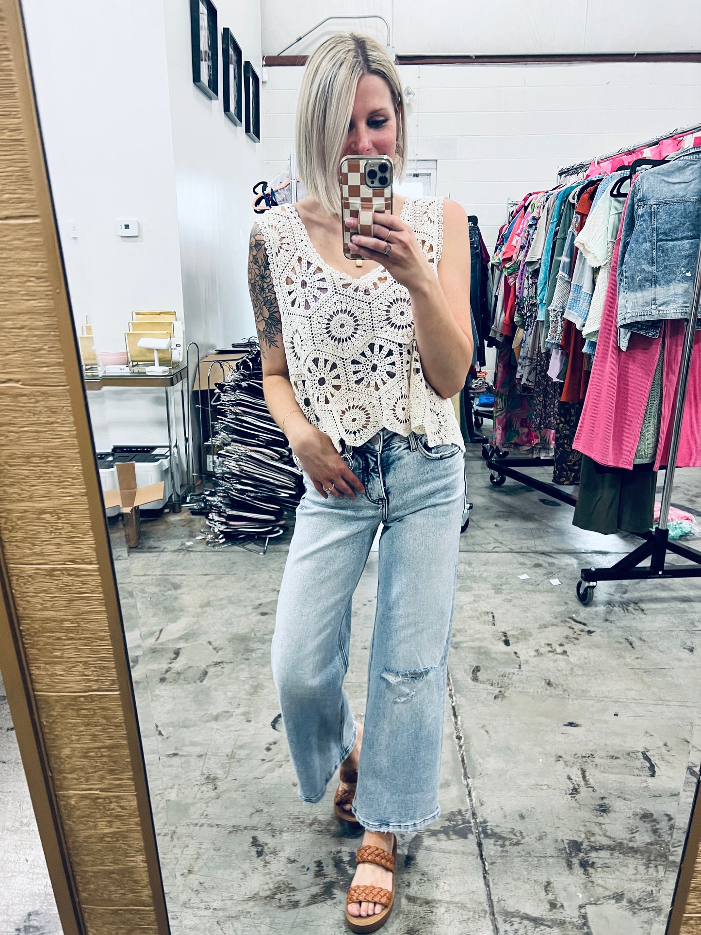 Crochet Summer Top - (one size fits 0-10)