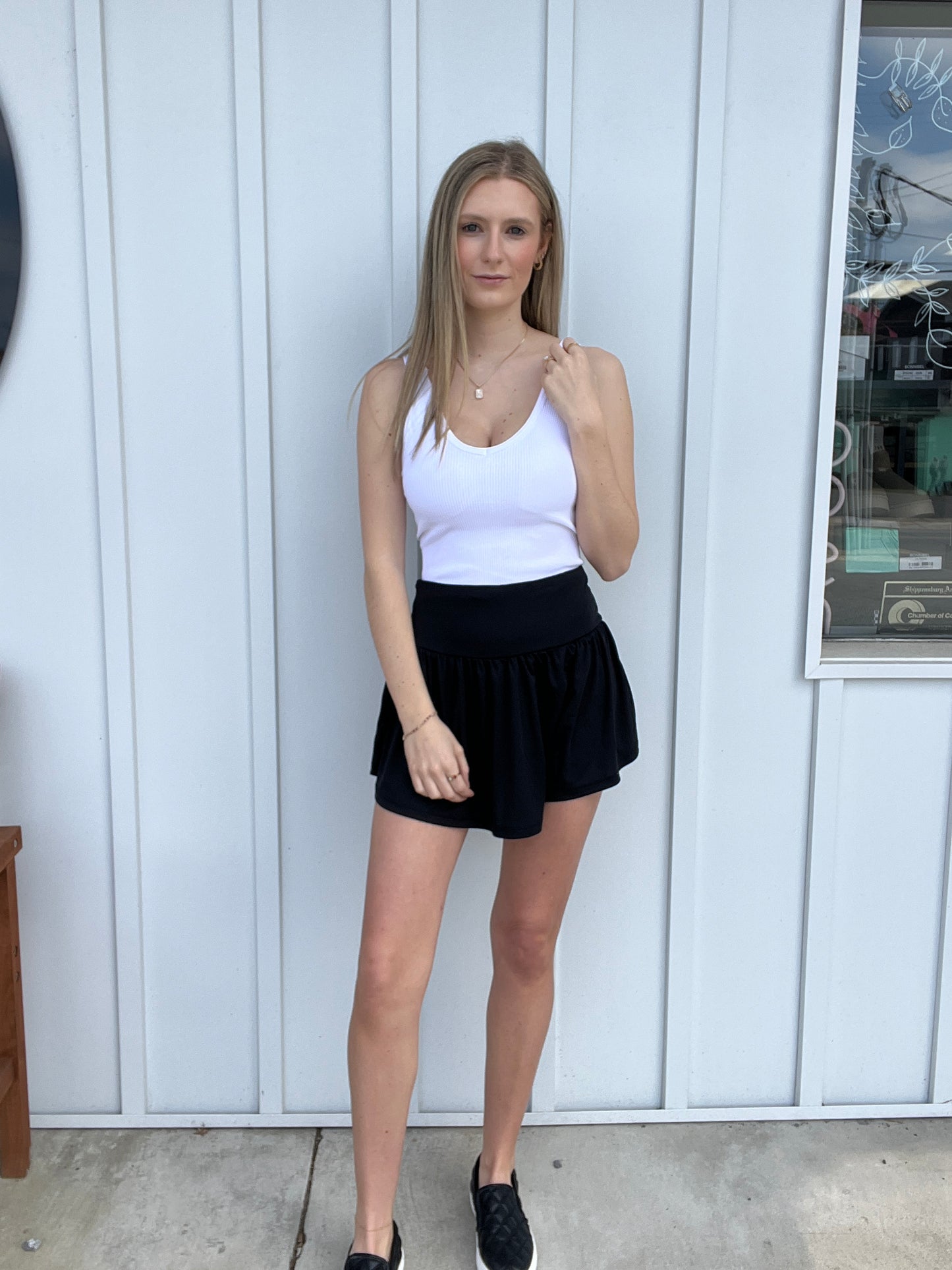 Zenana Tennis Skirt with Shorts