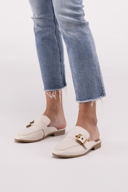 Buckle Babe Mules