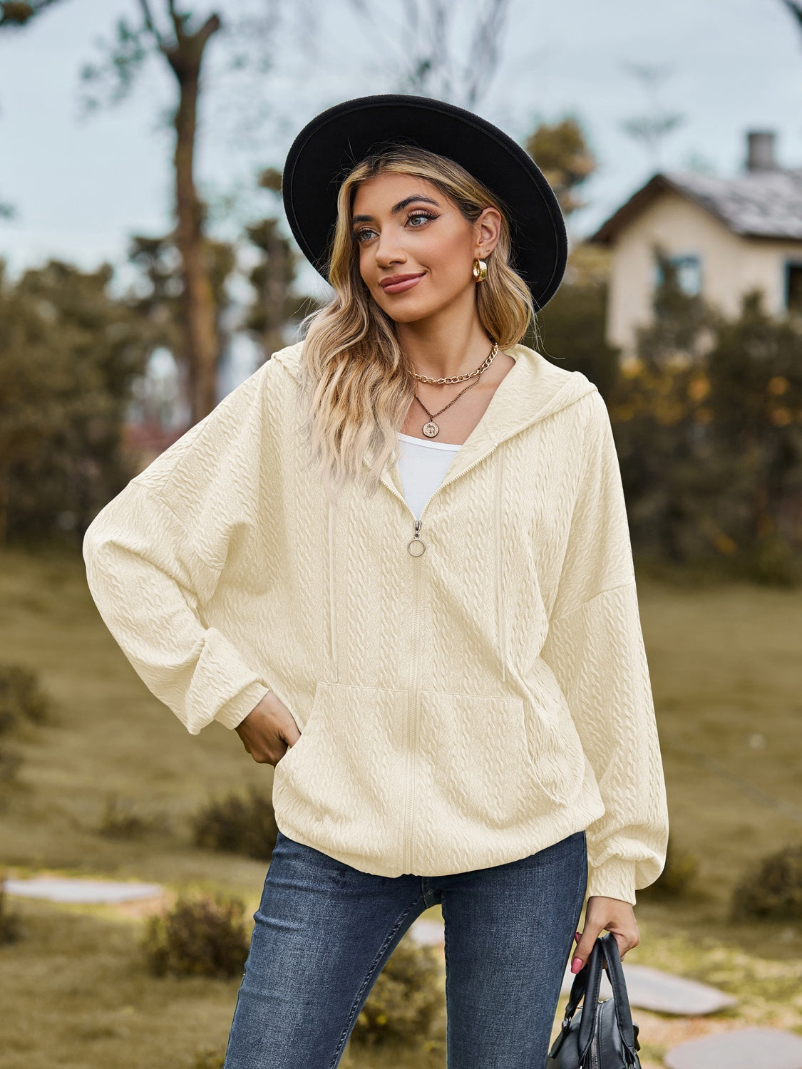 Scotty Zip Up Hooded Jacket