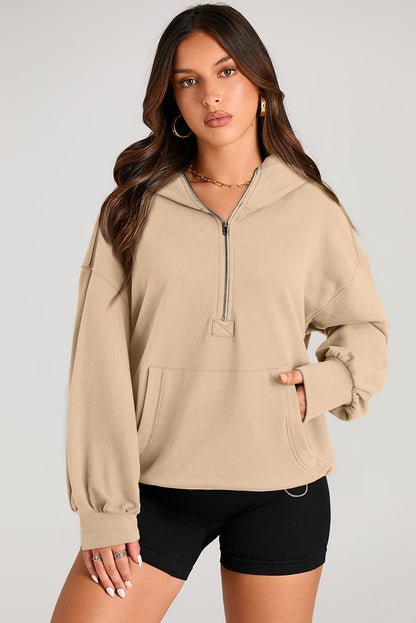 Hannah Half Zip Up Hoodie