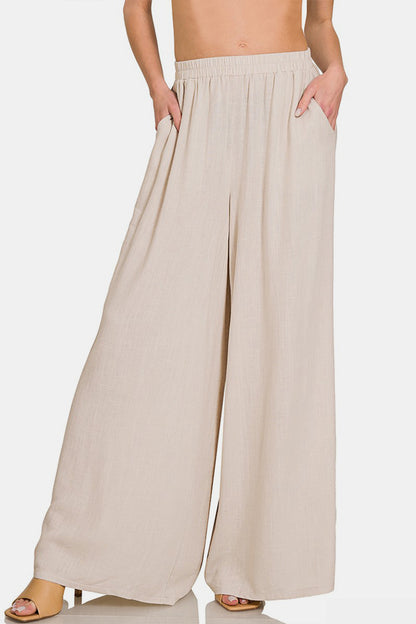 Zenana Lover Linen Pants