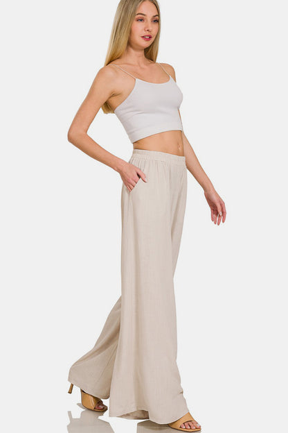 Zenana Lover Linen Pants