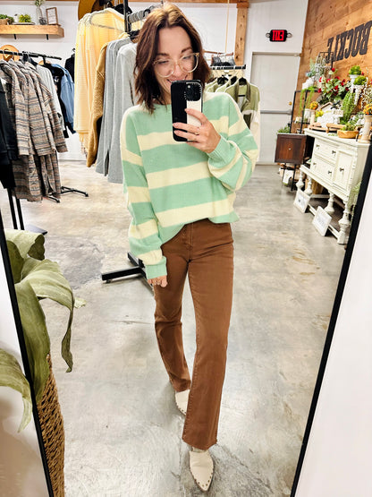 RISEN Full Size High Rise Tummy Control Straight Jeans