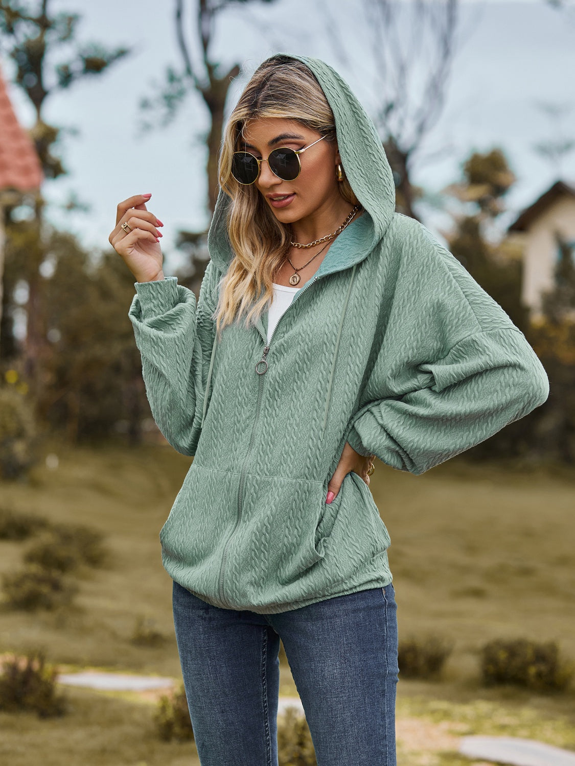 Scotty Zip Up Hooded Jacket