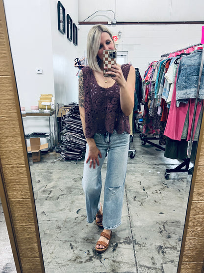 Crochet Summer Top - (one size fits 0-10)