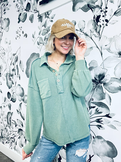 Crazy About You Waffle Top