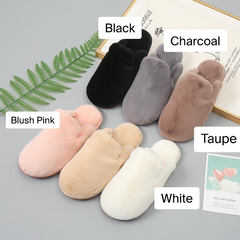 Faux Fur Slippers