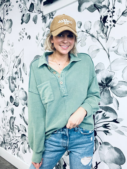 Crazy About You Waffle Top