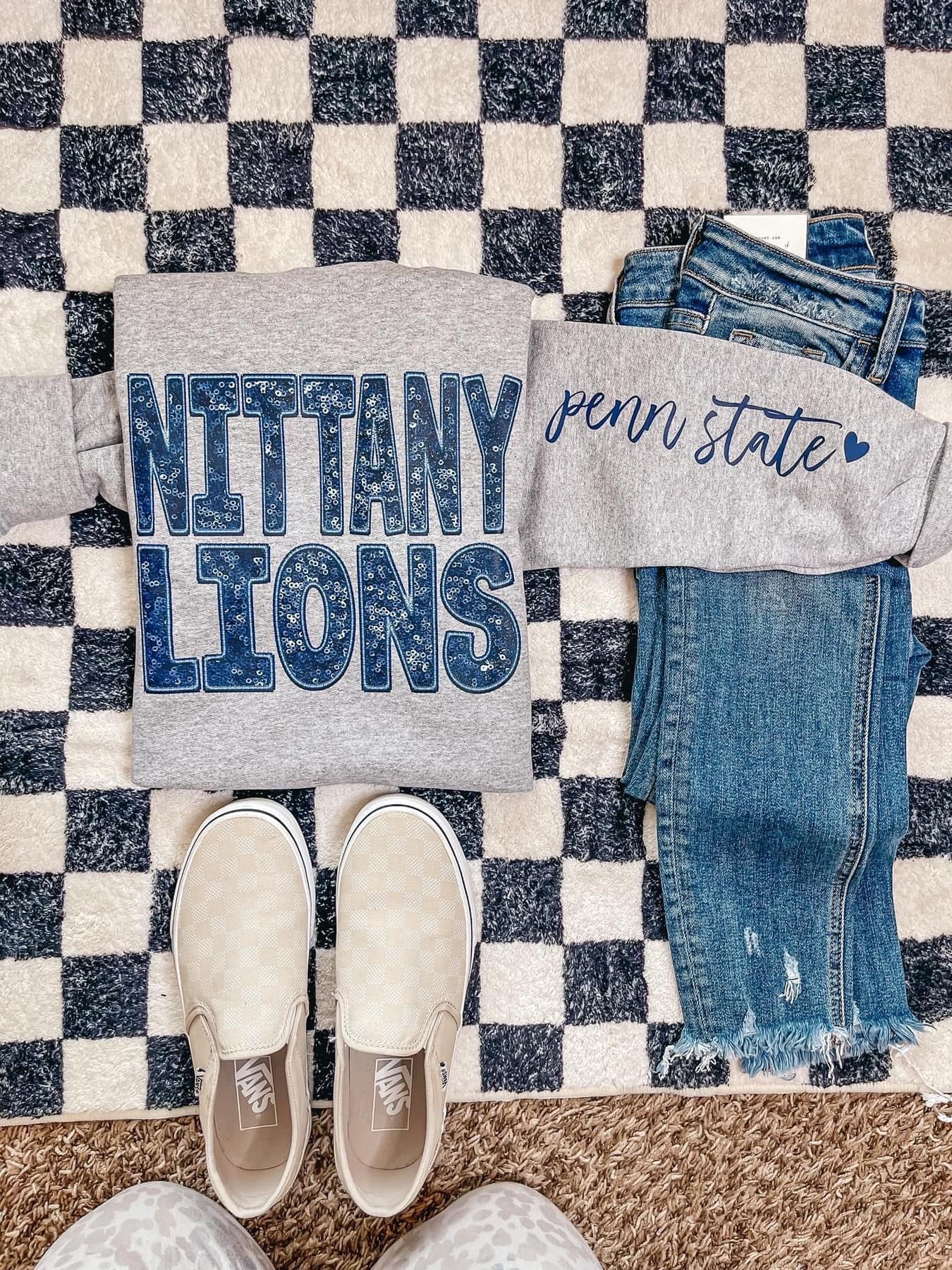 Faux Sequin Football Sweatshirts Sku 1 🏈 Ravens|Bills|Bangles|Browns|Texans|Colts|Jaguars|Chiefs|Raiders|Chargers|Dolphins|Raiders