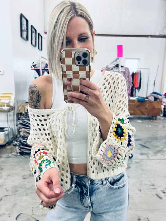 Adora Crochet Cardigan