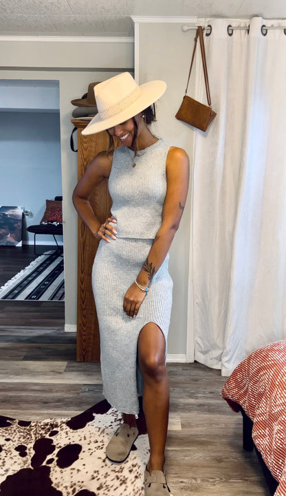 She's All That Fitted Two-Piece Skirt Set