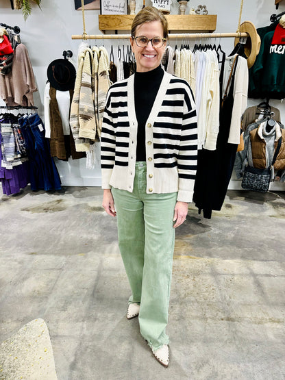 RISEN Full Size Raw Hem Wide-Leg Jeans