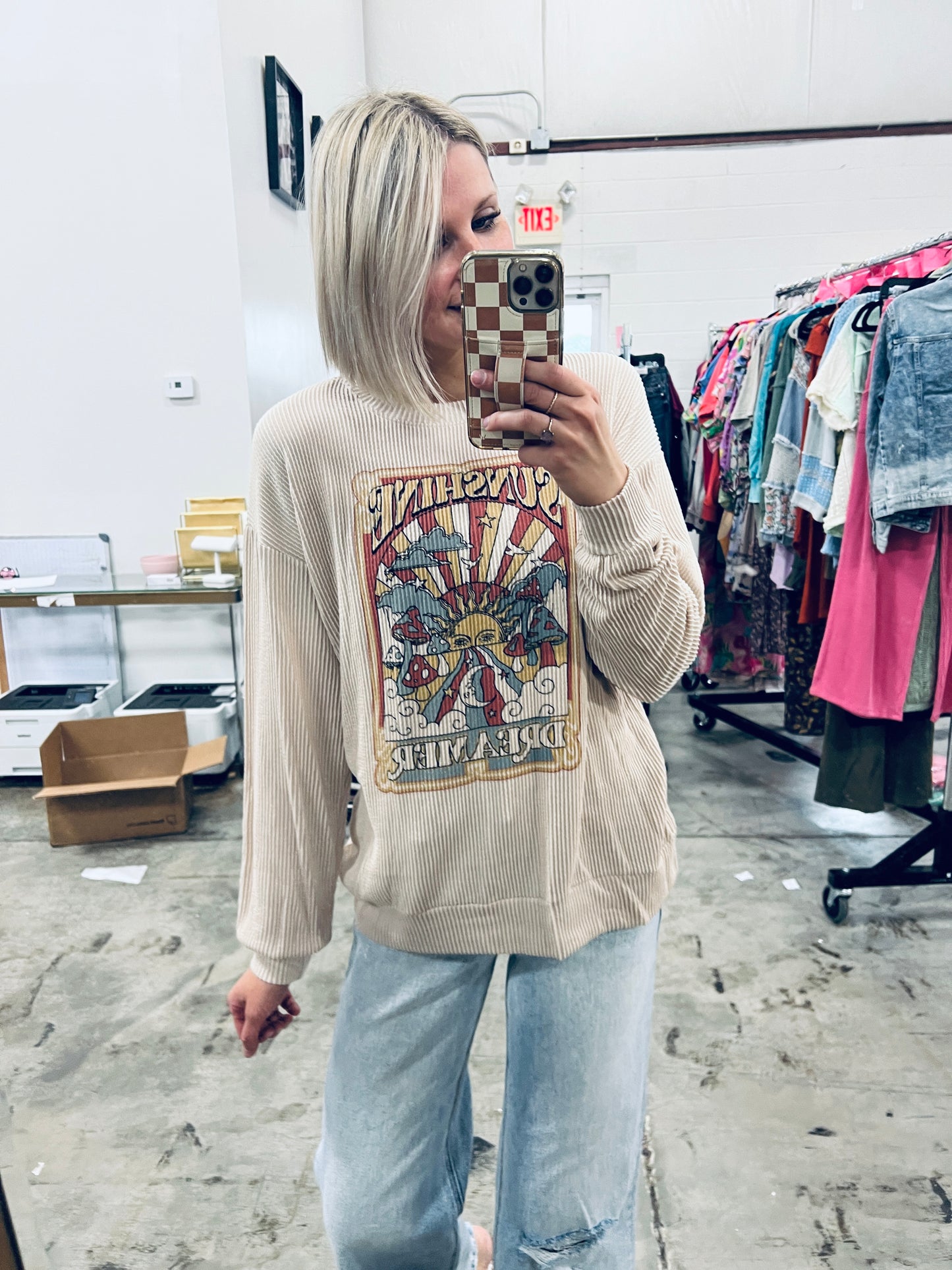 Sunshine Dreamer Ribbed Top