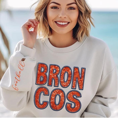 Faux Sequin Football Sweatshirts Sku 1 🏈 Ravens|Bills|Bangles|Browns|Texans|Colts|Jaguars|Chiefs|Raiders|Chargers|Dolphins|Raiders