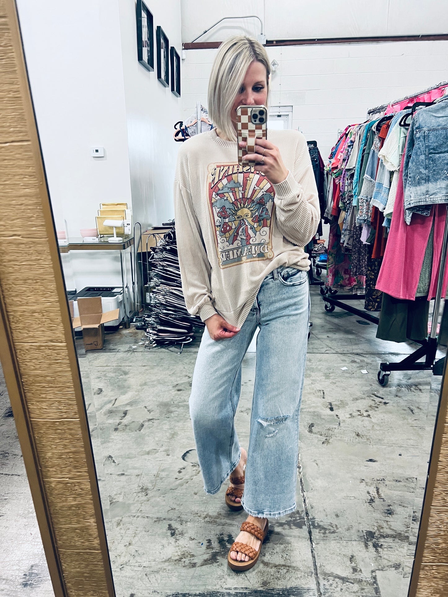 Sunshine Dreamer Ribbed Top