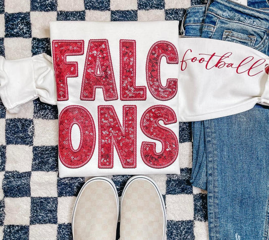 Faux Sequin Football Sweatshirts Sku 1 🏈 Ravens|Bills|Bangles|Browns|Texans|Colts|Jaguars|Chiefs|Raiders|Chargers|Dolphins|Raiders