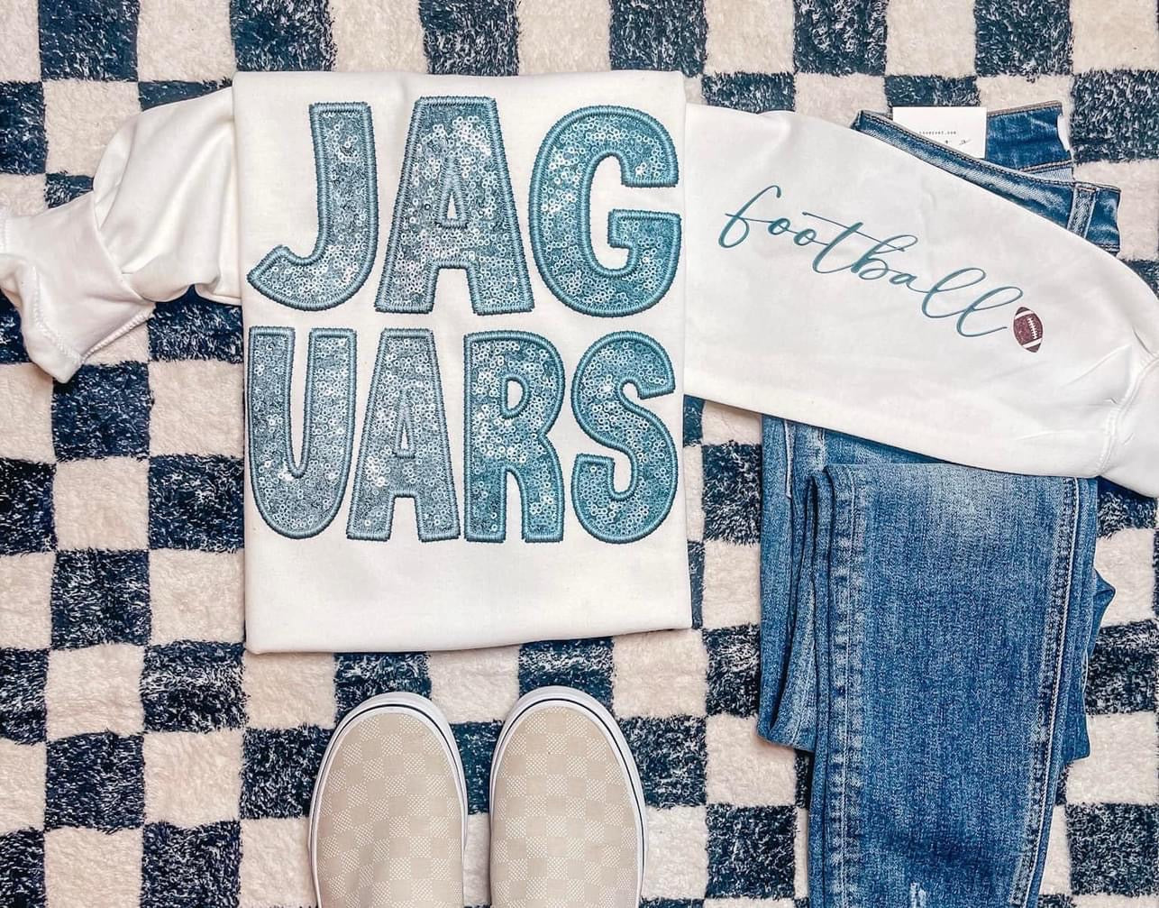 Faux Sequin Football Sweatshirts Sku 1 🏈 Ravens|Bills|Bangles|Browns|Texans|Colts|Jaguars|Chiefs|Raiders|Chargers|Dolphins|Raiders