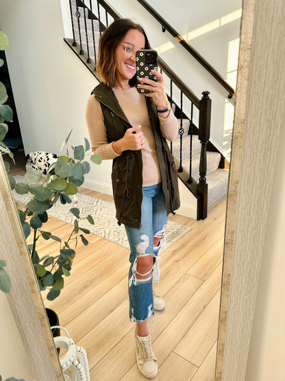 More To Come Military Hooded Vest