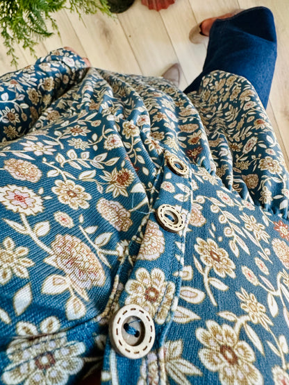Vintage Floral Blouse