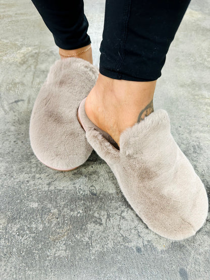 Faux Fur Slippers