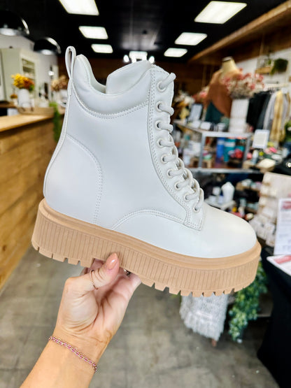 Louise Platform Combat Boots