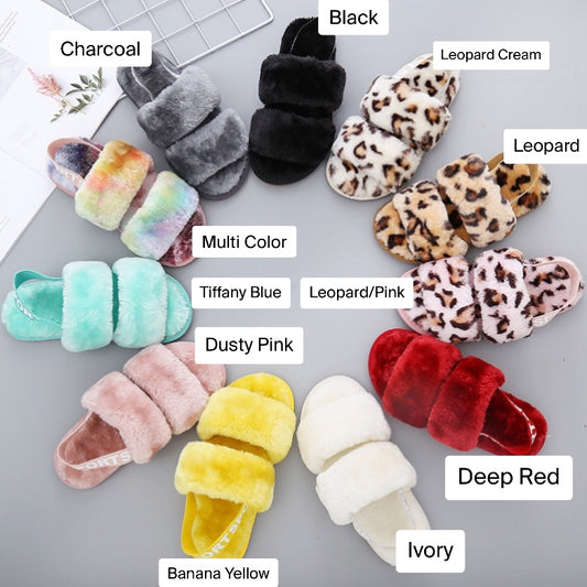 Open Toe Slippers *Ugg Dupe*