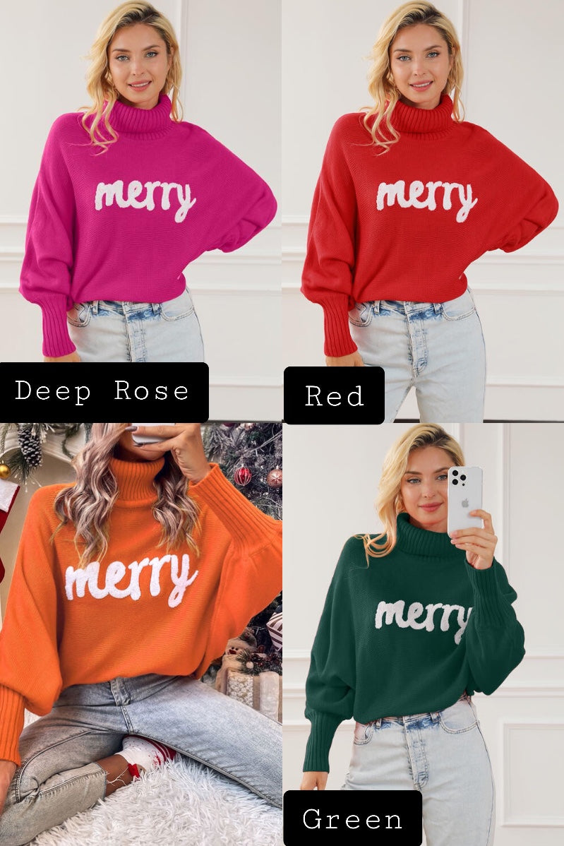 Merry Embroidered Sweater
