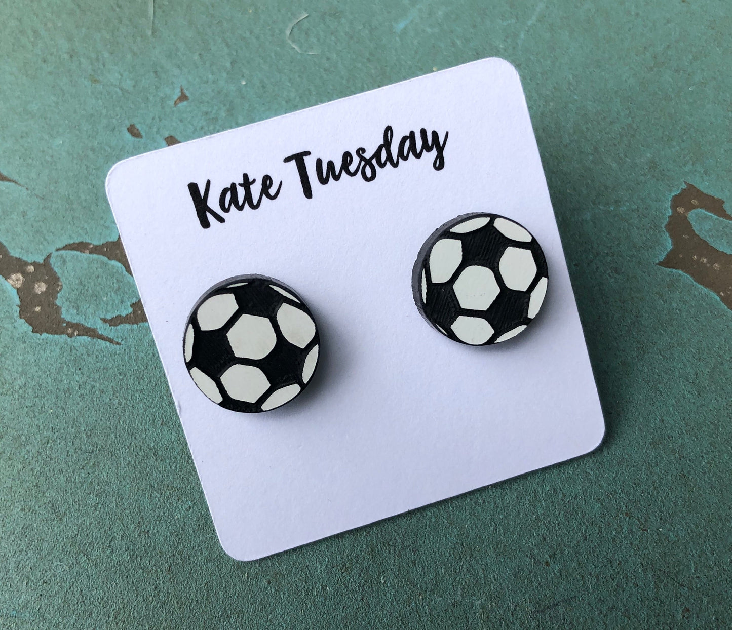 Soccer Stud Earrings