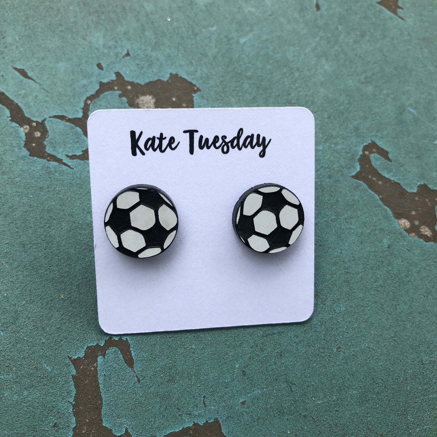 Soccer Stud Earrings