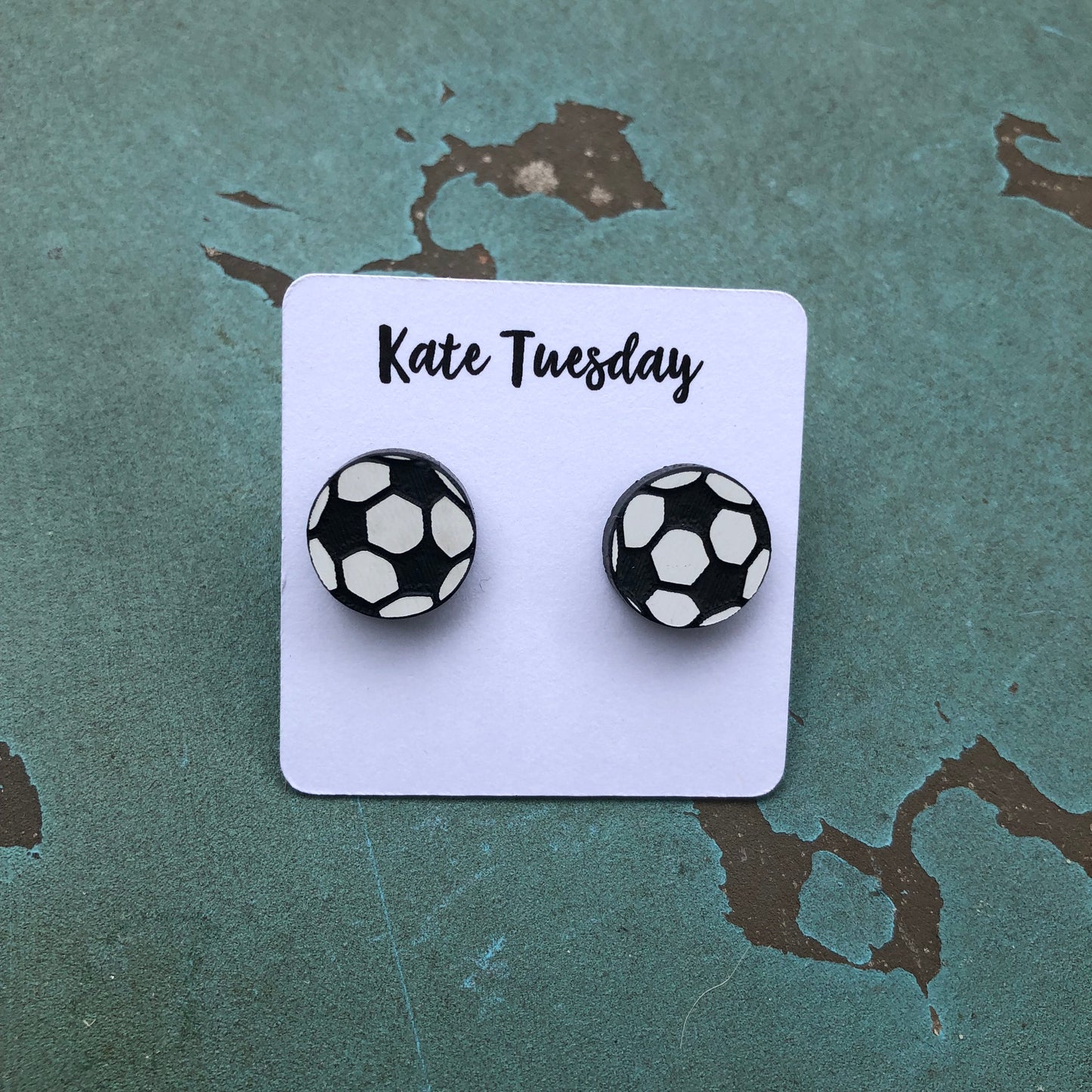 Soccer Stud Earrings