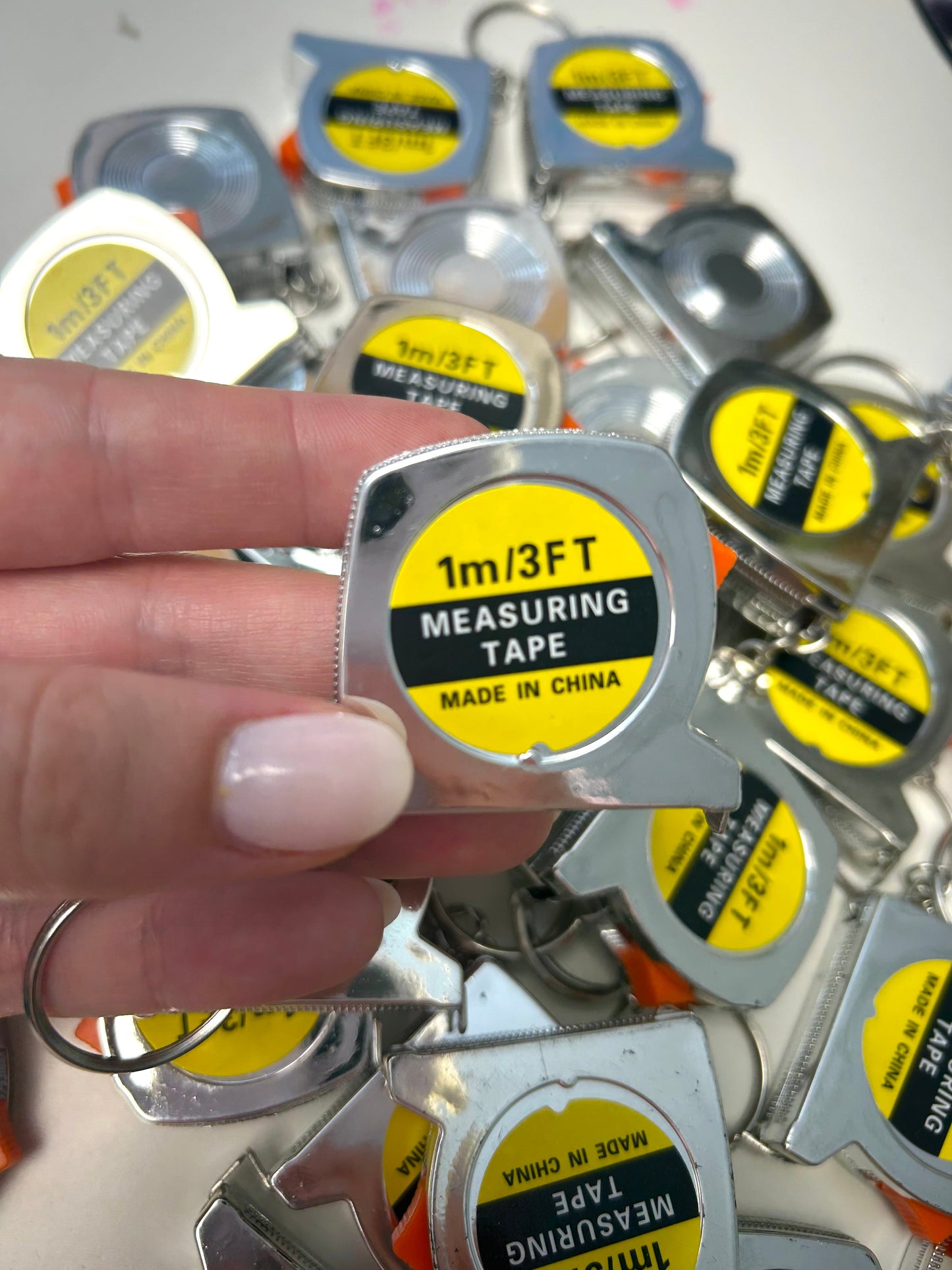 $1 Stainless Steel 3ft Mini Tape Measure