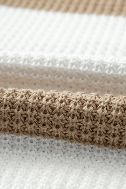 Setting Goals Color Block Sweater