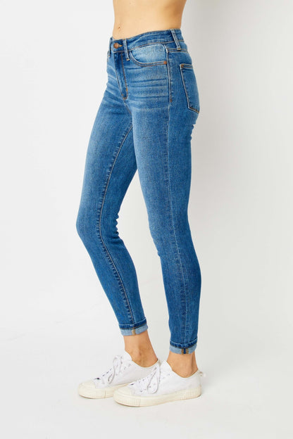 Judy Blue Back to Basic Tummy Control Skinny Jeans Style 82449