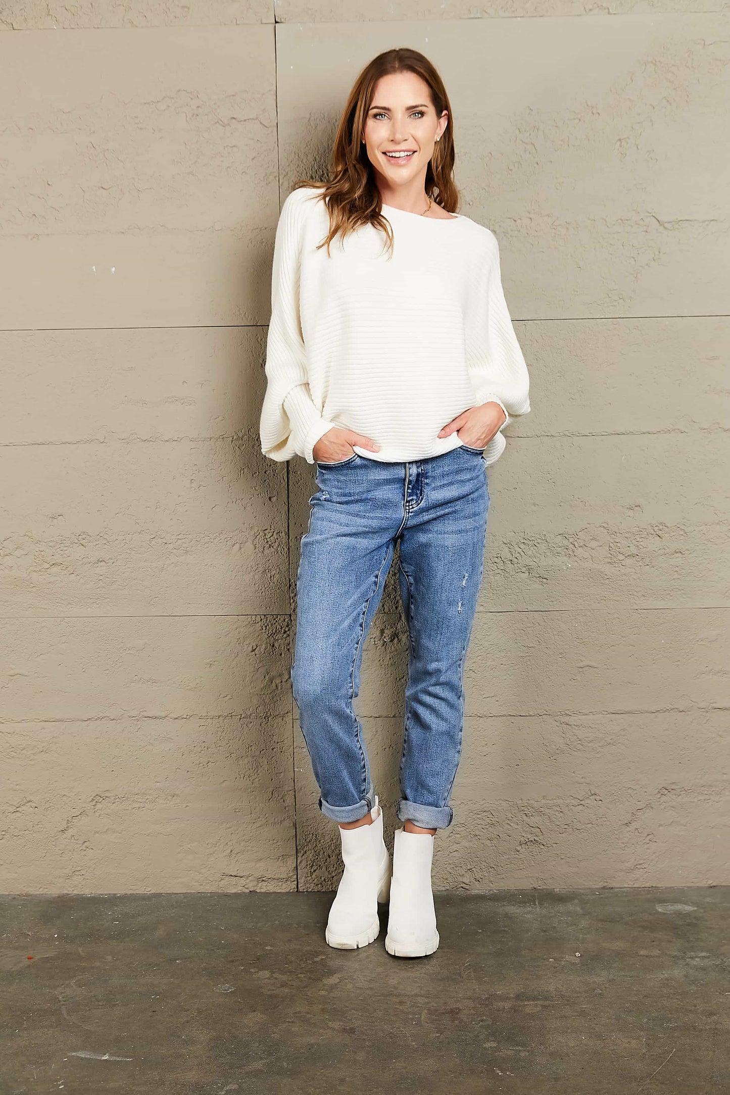 Wish For More Dolman Sleeve Sweater