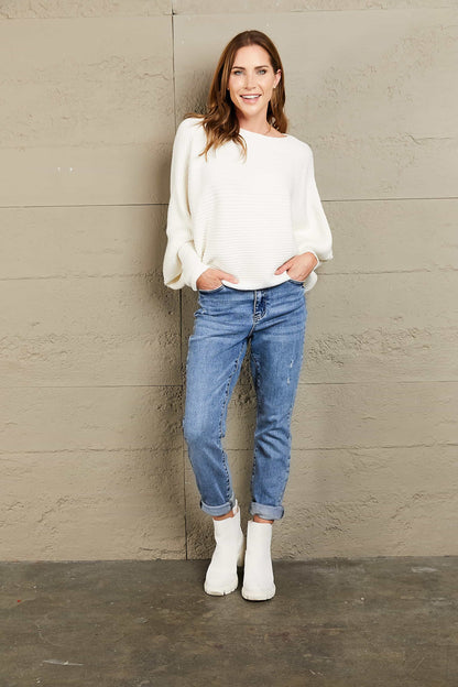 Wish For More Dolman Sleeve Sweater