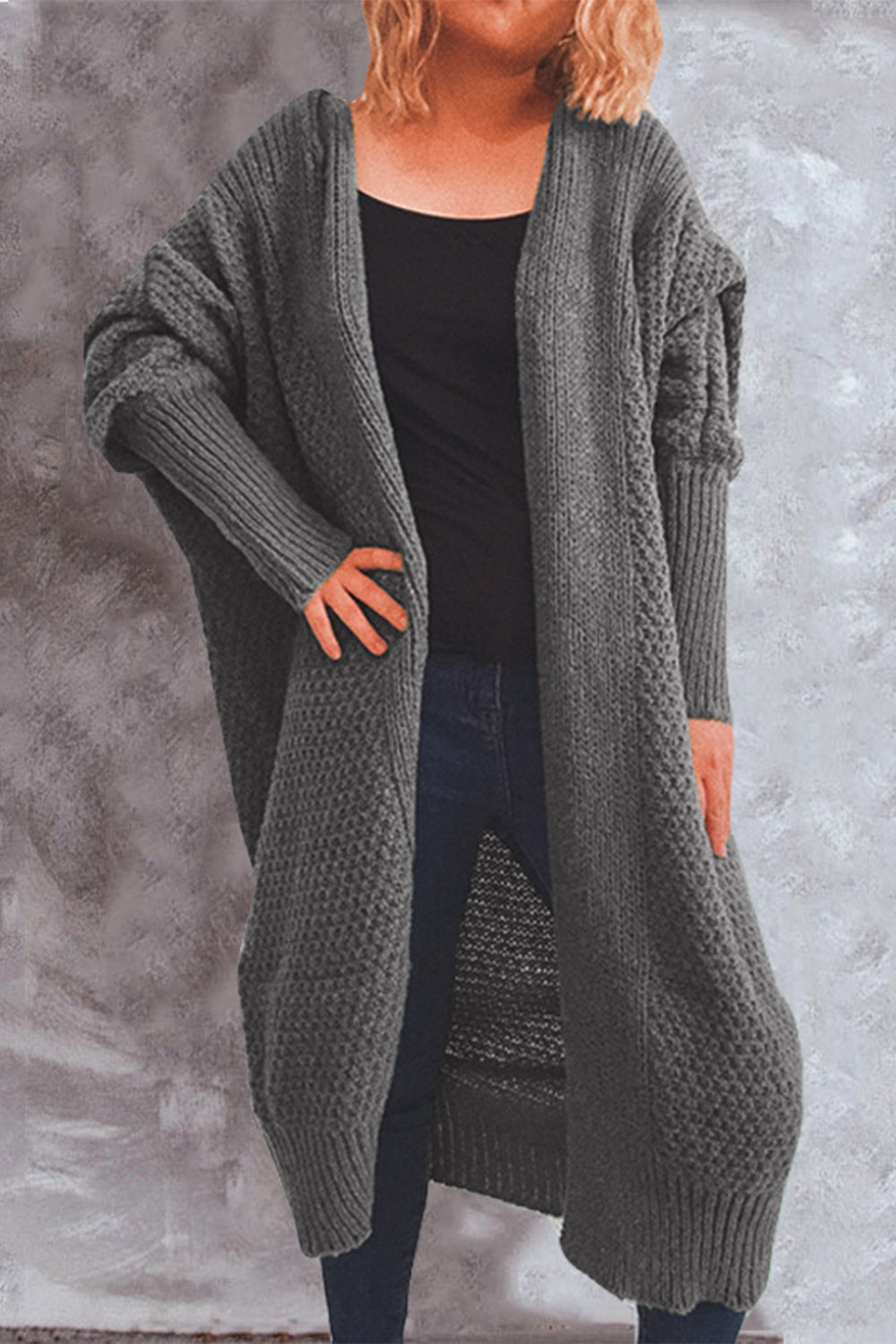 Time To Waste Long Cardigan