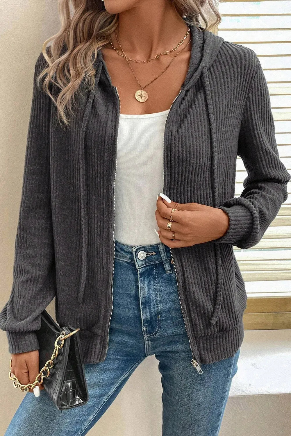 Basics Bestie Cardigan Zipup