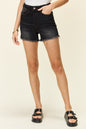 Judy Blue Midnight Tummy Control Denim Shorts Style 150236