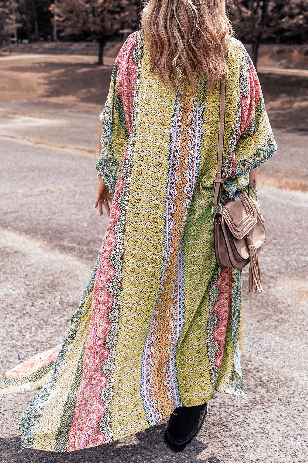 Paisley Free flow kimono