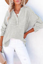 Marin Textured Long Sleeve Blouse