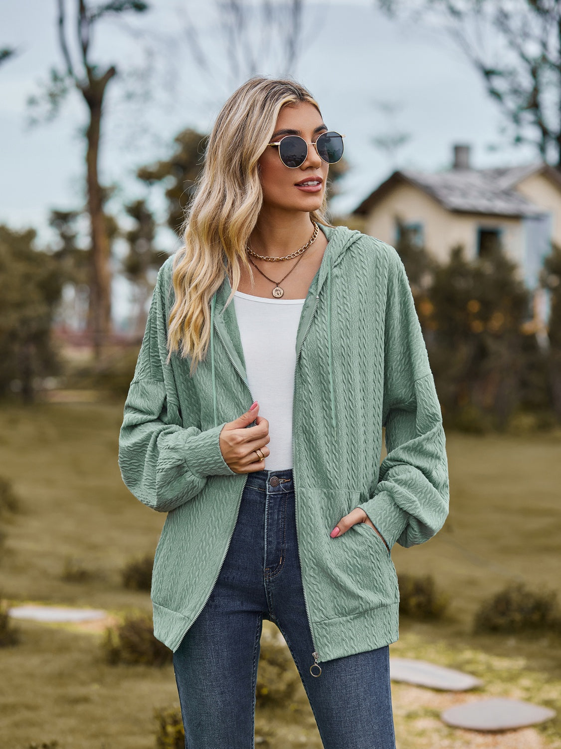 Scotty Zip Up Hooded Jacket