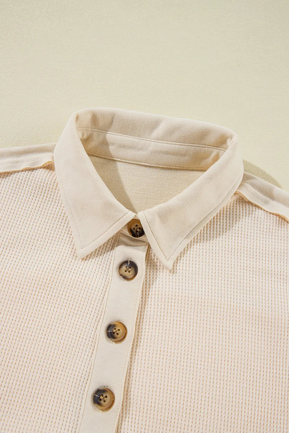 Mindy Quarter Button Up Top